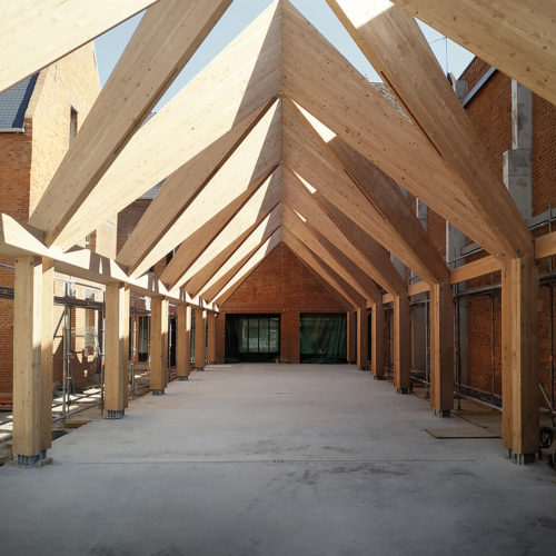 Chantier De La Halle De Guise – BplusB Architectures